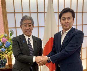 大友栄二・大分県議会副議長が来訪されました