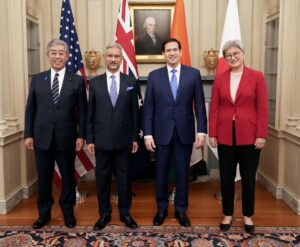 ワシントンにて「QUAD（日米豪印）外相会合」